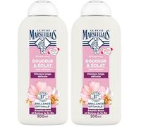 Le Petit Marseillais | Shampoo Douceur & Brillante Mandorla Dolce e Semi di Lino Bio (flacone da 300 ml) - Shampoo per capelli lunghi e delicati - Cura capelli lucentezza ottimale senza silicone