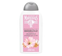 Le Petit Marseillais Shampoo Douceur & Eclat, Capelli Lunghi e Delicati, Mandorla Dolce Bio & Semi di Lino BIO, 250 ml (Confezione da 1)