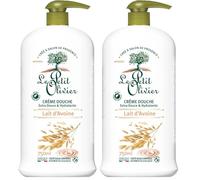 LE PETIT OLIVIER - Crema doccia extra morbida e idratante - latte d'avena - per tutta la famiglia - PH neutro per la pelle - senza sapone, senza coloranti - Made in France - 750 ml (Confezione da 2)