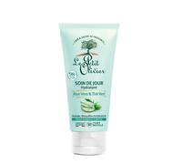 LE PETIT OLIVIER - Cura Giorno - Idratante - Aloe Vera & Tè Verde - Pelle normale a mista - 98% di origine naturale - Senza silicone - Made in France - 50 ml