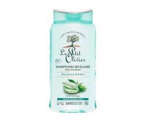 Le Petit Olivier di shampoo micellare, aloe vera e tè verde, da donna, 240 ml