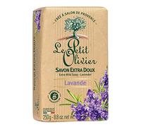 Le Petit Olivier Sapone extra morbido alla lavanda, 100% oli vegetali, confezione da 250 g