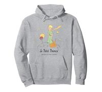 Le Petit Prince è Protagonista di Fox Rose Planet Felpa con Cappuccio, Unisex per Adulti, Grigio Melange, XXL