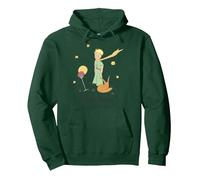 Le Petit Prince è Protagonista di Fox Rose Planet Felpa con Cappuccio, Unisex per Adulti, Verde Foresta, XXL