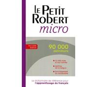Le Petit Robert Micro