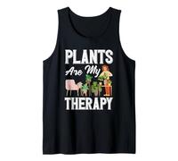 Le Piante degli Amanti delle Piante Sono la mia Terapia con Fiori succulenti Canotta