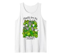 Le Piante Sono la mia Terapia da Giardino Amante delle Piante Skeleton Gardener Canotta