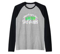 Le Piante Sono Le Mie compagne del Suolo Maglia con Maniche Raglan