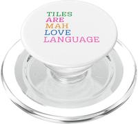 Le piastrelle Mahjong sono il mio linguaggio d'amore PopSockets PopGrip per MagSafe