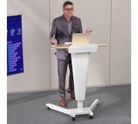 le Piattaforma didattica in legno con rotelleIdeale per aule chiese, sale conferenze e ricevimentiVersatile e portatile Eonal Fur