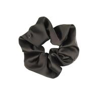 le piccole pinzette, Corda for capelli 2 pezzi Cravatte in seta for donna Fascia in gomma multicolore con coda di cavallo(Dark brown)