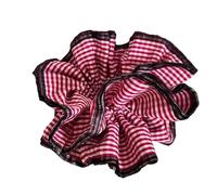 le piccole pinzette, Corda for capelli in tessuto 2 pezzi Copricapo for scrunchie elastico con volant multicolore for balletto(Color2)