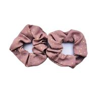 le piccole pinzette, Elastici for capelli in tessuto Porta coda di cavallo Puntini dorati Multicolor 2/5 pezzi for donna e(Brown 2pcs)