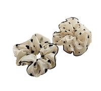 le piccole pinzette, Elastici for capelli porta coda di cavallo in rete elastica da donna 2 pezzi Stile intestinale