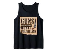 Le Pistole Hanno Due Nemici: Rust e Politicians Statement Design Canotta