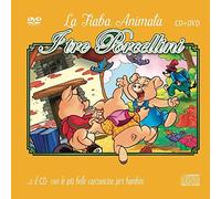 Le Più Belle Canzoncine & Fiabe Cd Audio + DVD dei Tre Porcellini Idea Regalo per bambini e Per Feste di compleanno
