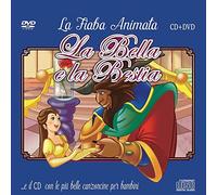 Le Più Belle Canzoncine & Fiabe Cd Audio + DVD della Bella e La Bestia Idea Regalo per bambini e Per Feste di compleanno
