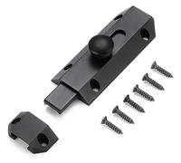le porte, All Copper Slide Door Bolt Lock Multicolor(Svart)