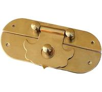 le porte, Chiusura For Porta, 2 Pezzi, Fibbia For Serratura For Mobili Antichi, A Cerniera, Piccola, Scatola(Copper Mirror)