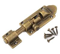 le porte, Gold And Antique Copper Barrel Bolt Latch For Doors Windows Cabinets 3 Sizes With Mounting Screws(Antique Copper,4.5cm)