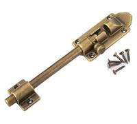 le porte, Gold And Antique Copper Barrel Bolt Latch For Doors Windows Cabinets 3 Sizes With Mounting Screws(Antique Copper,10.5cm)