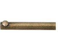 le porte, Pet Proof Solid Brass Surface Bolt Latch Doors Cabinets Windows Multicolor Multiple Sizes(Antique Bronze,4in)