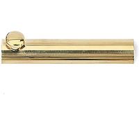 le porte, Pet Proof Solid Brass Surface Bolt Latch Doors Cabinets Windows Multicolor Multiple Sizes(Copper Bright,3in)
