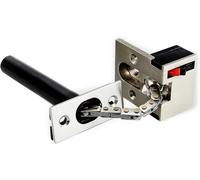 le porte, Silent Spring Heavy Duty Door Chain Lock Zinc Alloy Concealed Latch Multicolor(Brushed)