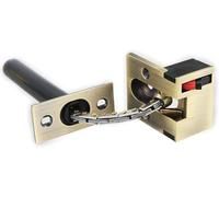 le porte, Silent Spring Heavy Duty Door Chain Lock Zinc Alloy Concealed Latch Multicolor(Green Patina)