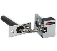 le porte, Silent Spring Heavy Duty Door Chain Lock Zinc Alloy Concealed Latch Multicolor(Mirror)