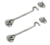 le porte, Stainless Steel Sliding Bolt Gate Latch 3-12in(8in)