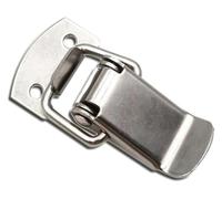 le porte, Stainless Steel Spring Buckle Hasp Latch 007 Tool Box Lock For Iron And Wooden Boxes(304 Stainless Steel)