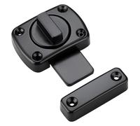 le porte, Zinc Alloy Barrel Bolt Door Latch Lock Security Multicolor For Doors Cabinets Windows(Svart)