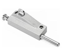 le porte, Zinc Alloy Flush Bolt Latch Lock Multicolor For Wooden And Composite Doors(Silver)