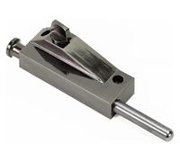 le porte, Zinc Alloy Flush Bolt Latch Lock Multicolor For Wooden And Composite Doors(Svart)