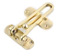 le porte, Zinc Alloy Swing Bar Door Lock Chain Multicolor(Gold)