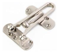 le porte, Zinc Alloy Swing Bar Door Lock Chain Multicolor(Silver)