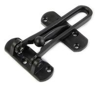 le porte, Zinc Alloy Swing Bar Door Lock Chain Multicolor(Svart)