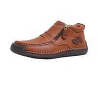 Le Prime Scarpe Da Uomo Giovani, Ortopediche Slip-on Da Uomo In Pelle