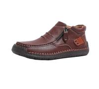 Le Prime Scarpe Da Uomo Giovani, Ortopediche Slip-on Da Uomo In Pelle