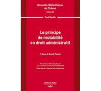 Le principe de mutabilité en droit administratif