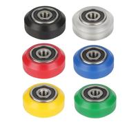 Le pulegge in POM utilizzano cuscinetti ad alta velocità, cuscinetti a basso rumore, attrito, alta velocità, grandi scanalature a V CNC for stampante 3D Ender3 CR10 distintivo