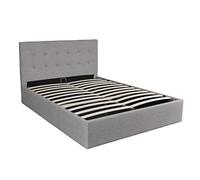 Le Quai des affaires Parma Letto da Giorno, MDF, Grigio Chiaro, 2 Piazze (Standard)