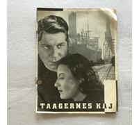 Le quai des brumes Jean Gabin, Michel Simon Vintage 1938 Danish Movie Program