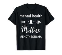 Le questioni di salute mentale mettono fine allo stigma su due lati Maglietta