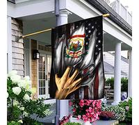 Le Radici Del Patrimonio Della Virginia Occidentale Bandiere Pirati Durevole Bandiera Da Giardino Multicolore Bandiere All'Aperto Decorazione Per Cortile Fattoria Patio S