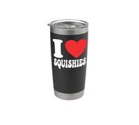 Le ragazze amano gli squishies, i migliori amici che si abbinano a I Heart Squishies Bicchiere termico in acciaio inox doppia parete