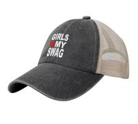 Le Ragazze Amano Il Mio Berretto da Baseball in Rete Swag Funny Word Uomini Donne Stampa Hip Hop Cappelli Estate y2k Divertente KPOP Rock Traspirante Snapback cap