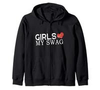 Le Ragazze Amano Il Mio Swag Felpa con Cappuccio
