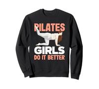 Le ragazze di Pilates lo fanno meglio ispirando il fitness Felpa
